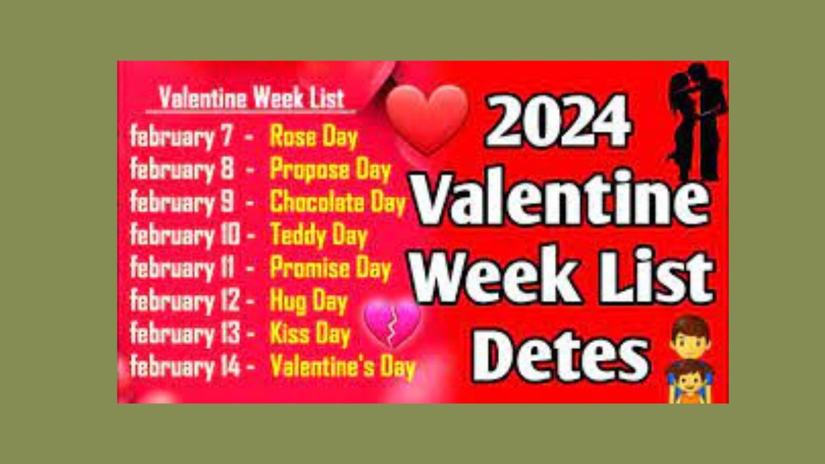 Valentine Week Days List 2024